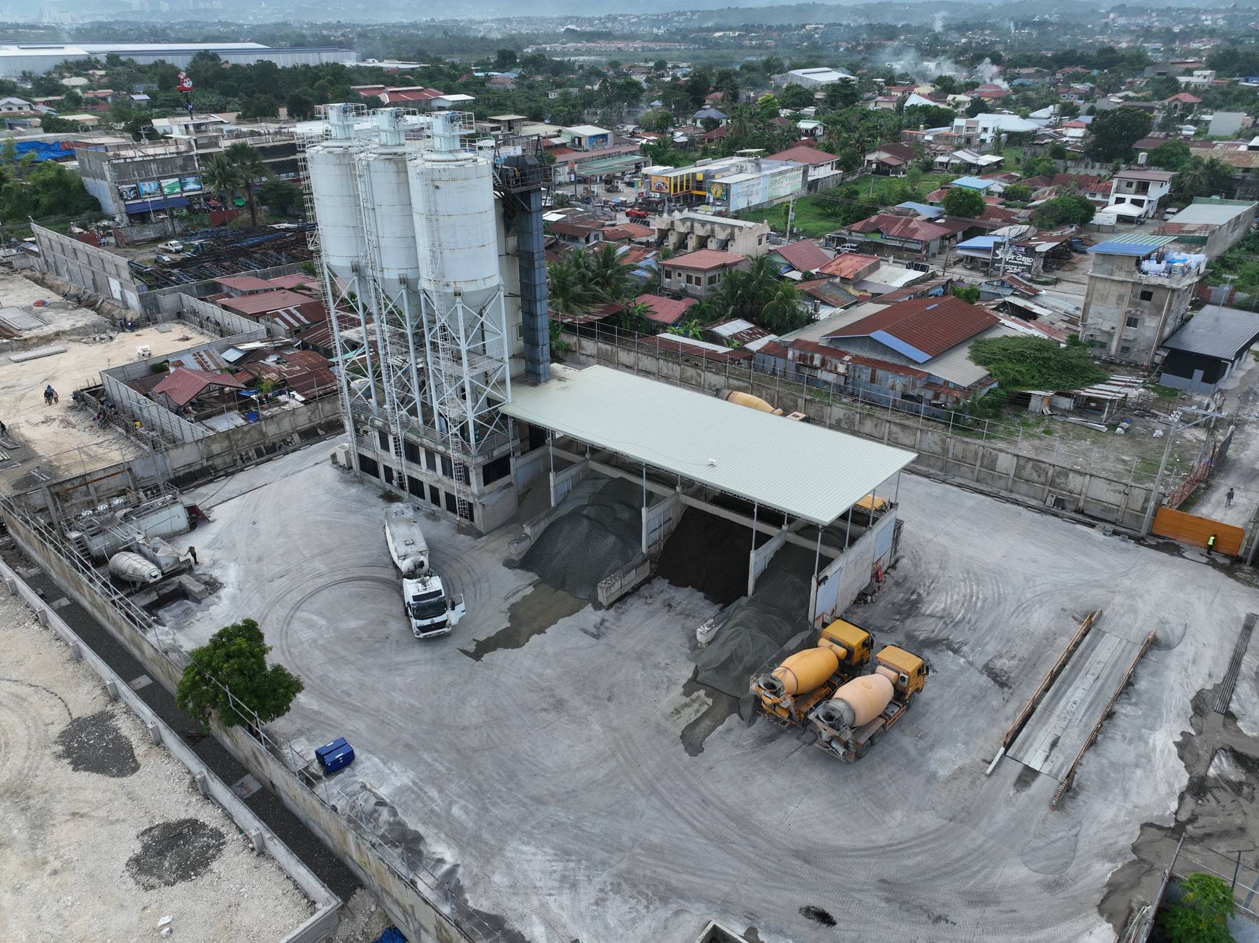 Tayud batching plant — plant overview